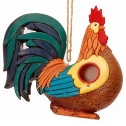 Spoontiques 10270 Rooster Birdhouse 1
