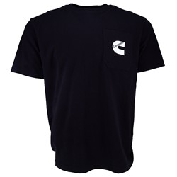 Cummins CMN4748 Cummins Unisex T-Shirt Short Sleeve Black Cotton Pocket Tee CMN4748 - XL 1