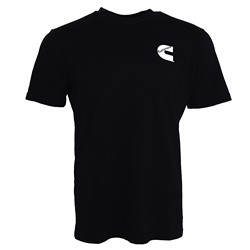 Cummins CMN4760 Cummins Unisex T-Shirt Short Sleeve Black Cotton Tagless Tee CMN4760 - Medium 1