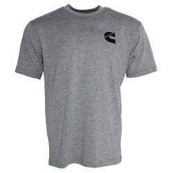 Cummins CMN4768 Cummins Unisex T-Shirt Short Sleeve Sport Gray Cotton Blend Tagless Tee CMN4768 - Large 1