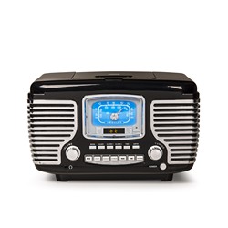 Crosley CR612BBK Corsair Radio CD Player 1