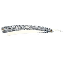 Union Razors DR1 Decorative Silver Straight Razor 1