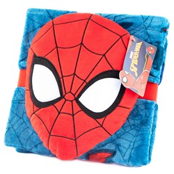 Marvel Merchandise JF17796CD Spiderman Nogginz and Travel Blanket Set 1