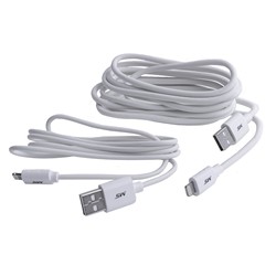MobileSpec MB20LIG2PKW 4Ft & 8Ft Lightning&reg; to USB Cables 1