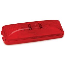 RoadPro RP-19200R/1 3.75 x 1.25 Sealed Light with 2-Pin 2 Plug Connection - Red 1