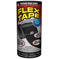 Flex Seal TFSBLKR0805 FLEX TAPE - BLACK 8 .in 1