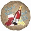 Spoontiques 13055 9 Inch Stepping Stone Wine