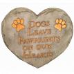 Spoontiques 13237S 9 Inch Stepping Stone Dogs Pawprints