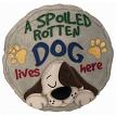 Spoontiques 13243 9 Inch Stepping Stone Spoiled Dog