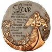 Spoontiques 13260 9 Inch Stepping Stone Bronze Angel
