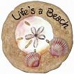 Spoontiques 13302 9 Inch Stepping Stone Lifes A Beach