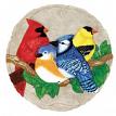 Spoontiques 13314 9 Inch Stepping Stone Birds