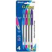 Bazic Products 17030 BAZIC 4 Color GFlex Oil Gel Ink Pen