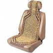 Custom Accessories 17360 Wood Beaded Comfort Seat Cushion - Tan