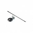 Solarcon 213B 3' Top Loaded Fiberglass CB Antenna with Mirror Mount & Cable - 750 Watts