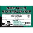 J.J. Keller 31-L Driver's Daily Log Book with Duplicate Copies - 31 Carbon Sets English/Spanish
