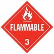 J.J. Keller 40496 Flammable Gas Class 3 Placard