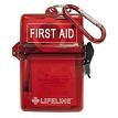 Lifeline First Aid 4432 Lifeline 28-piece Weather-Resistant First Aid Kit with Carabiner for Backpack Red 4432