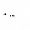 Metra 44GM935 31 Antenna with 1-Section Removable Mast & 5 Fixed Bases - GM 1982-Up