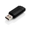 Verbatim Americas LLC 49063 16GB PinStripe USB Flash Drive Black