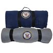 U.S. Military Merchandise 51105NA US NAVY FLEECE THROW