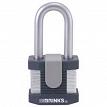 Brinks 67252001 50mm Commercial Laminated Steel Lock with 2.5 Shackle