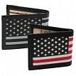 DAS 802AF RFID Leather/Canvas Bifold Wallet with American Flag Assortment