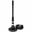 Solarcon A-108PM 8 Tunable CB Antenna Whip w/Magnet Mount & Cable - 50 Watt Black