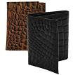 BlackCanyon Outfitters BCO5503ZC RFID Trifold Wallet Croc Emblem Assortment - Black & Brown