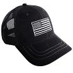 BlackCanyon Outfitters BCOCAPBLKFLG American Flag Patch Cap Black