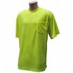 BlackCanyon Outfitters BCOSSTY3X NON RATED SS POCKET TEE HIVIS/ LIME 3X