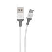 Scosche CA4WGSP Strikeline USB-C - A Cable 4ft Wh/Gy