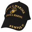 Eagle Emblems CP00305 U.S. Marines Logo Cap Navy Blue