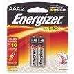 Eveready E-92BP2 AAA Energizer Alkaline Batteries - 2-Pack