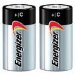 Eveready E-93BP2 C Energizer Alkaline Batteries - 2-Pack