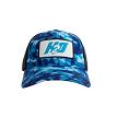 H2O H2OCAP02B H20 Logo Trucker Hat Blue Camo