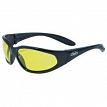 Global Vision HERCYT Hercules Safety Glasses with Yellow Tint Lenses and Black Frame
