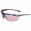 GLOBAL VISION EYEWEAR LIEUTDRM Lieutenant Safety Glasses Black Frames/ Mirror Lens