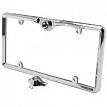 Crimestopper LPFRAMECHR License Plate Frame Camera Bracket Chrome