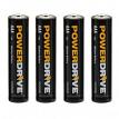PowerDrive LR034B AAA Alkaline Batteries 4-Pack