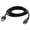MobileSpec MB06633 7' USB-C Charge and Sync Cable Black