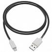 MobileSpec MBS06241 3' Lightning to USB Charge & Sync Foam Cable Black