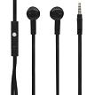 MobileSpec MBS10241 Stereo In-Ear Earbuds with In-Line Mic Black