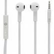 MobileSpec MBS10242 Stereo In-Ear Earbuds with In-Line Mic White