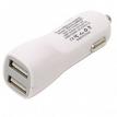 MobileSpec MSDUALUSBW25G 12V Dual 2.1A & 1.0A USB Power Adapter White