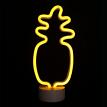 Neon Knight NS1906033 LED Neon Light Sign Room Decoration USB or Battery Powered Dorm Decor Pineapple NS1906033