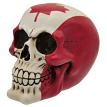 DAS Novelty P754109 Canadian Red Leaf Skull