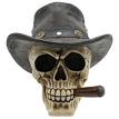 DAS Novelty P754705 Skull with Cowboy Hat and Cigar