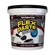 Flex Seal PFSBLKR32 Fast Leak Sealant Flex Paste Rubber Epoxy 3 Pound Tub Black PFSBLKR32