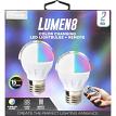 Lumen8 PLED03 Lumen 8 LED Bulb w/Remote 2pk